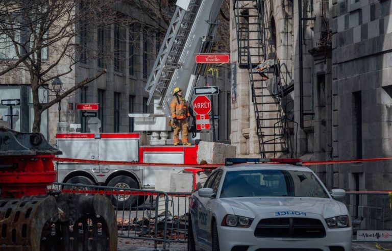 Ensemble Montreal calls for an investigation into the fire in Old Montreal