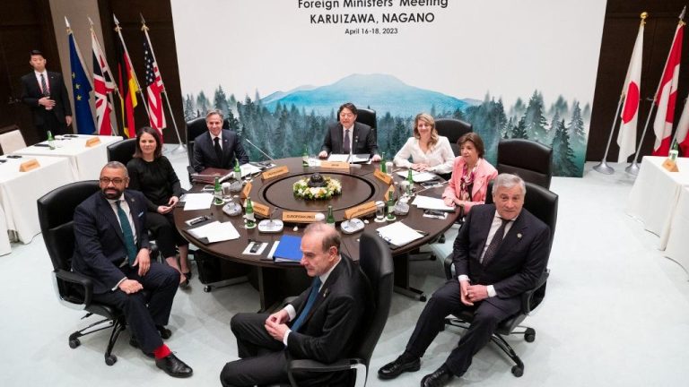 G7 vows to make countries helping Russia pay ‘high price’