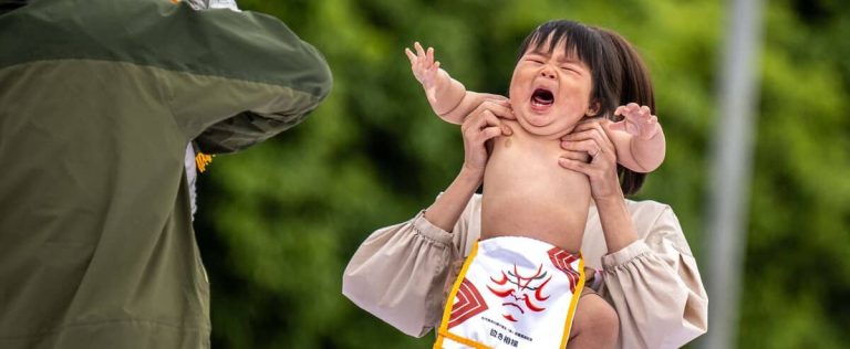 In Japan, the “crying sumo babies” festival is back