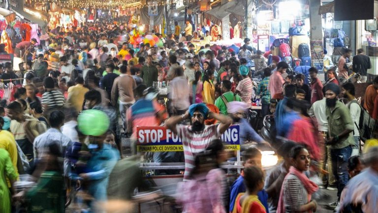 India is expected to overtake China in population by mid-2023