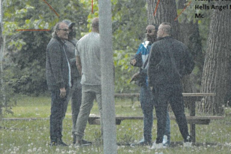 Lebanese bikers, gangs and organized crime |  Meeting at the top in a park in a peaceful area of ​​Laval