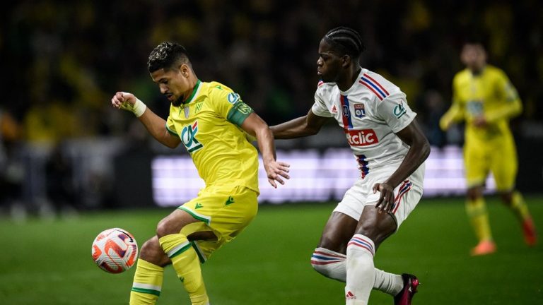 Ludovic Blas gives the advantage to Nantes … Follow the first semi-final of the Coupe de France