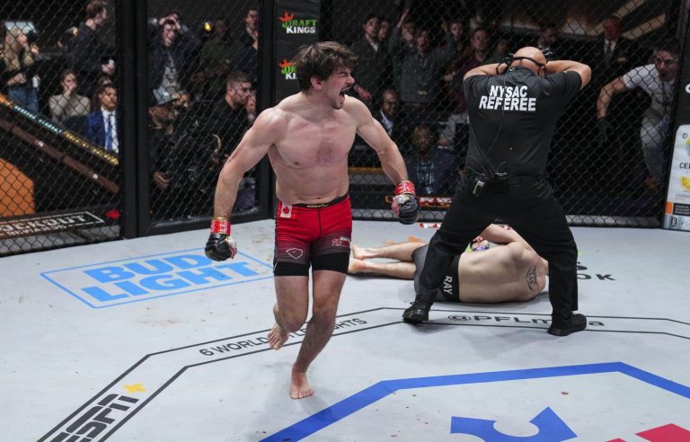 Olivier Aubin-Mercier’s successes in mixed martial arts haven’t swelled his head