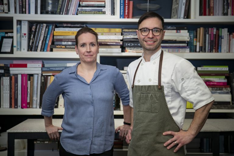 Patrice Demers and Marie-Josée Beaudoin in Brooklyn