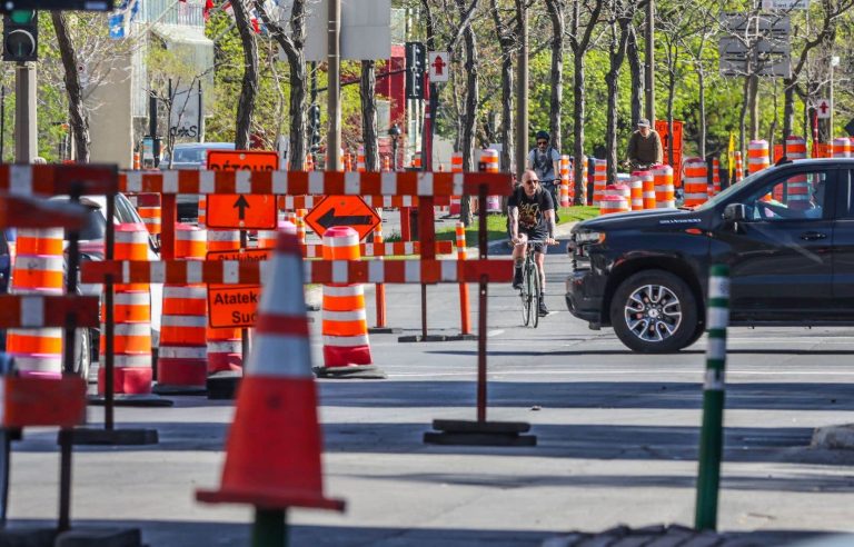 Quebec promises to clean up its orange cones in Montreal