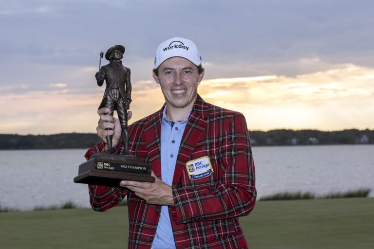 RBC Heritage Classic |  Matt Fitzpatrick wins the tournament on the third overtime hole