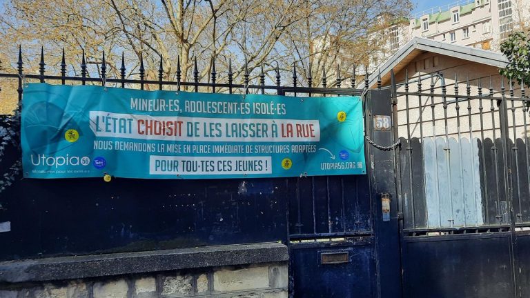 REPORTING.  Unaccompanied minors occupy a disused school in the 16th arrondissement of Paris to “enforce their rights”