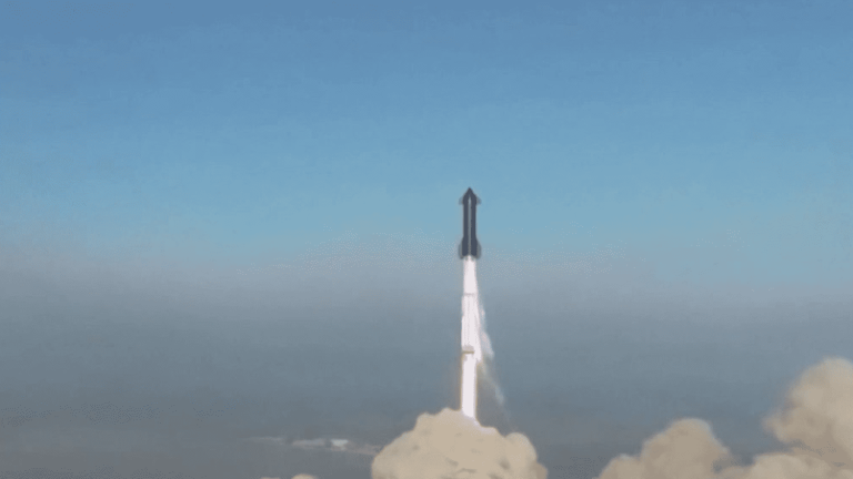 Starship rocket explodes in flight