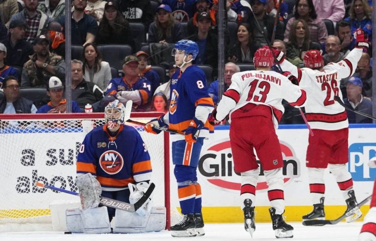 Stastny scores in overtime, Hurricanes eliminate Islanders