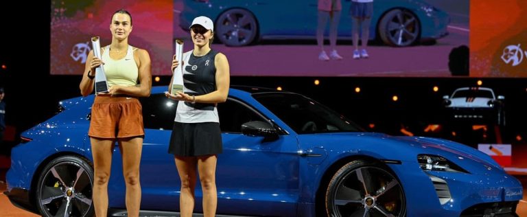 Tennis: disappointed not to have won it, Aryna Sabalenka pretends to destroy Iga Swiatek’s new Porsche