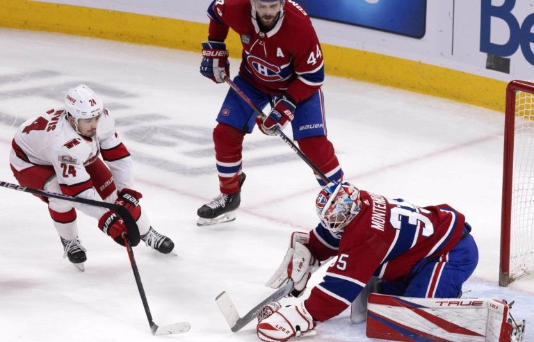 The Hurricanes beat the Canadiens 3-0