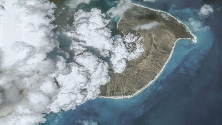 The eruption of the Tonga volcano caused a megatsunami