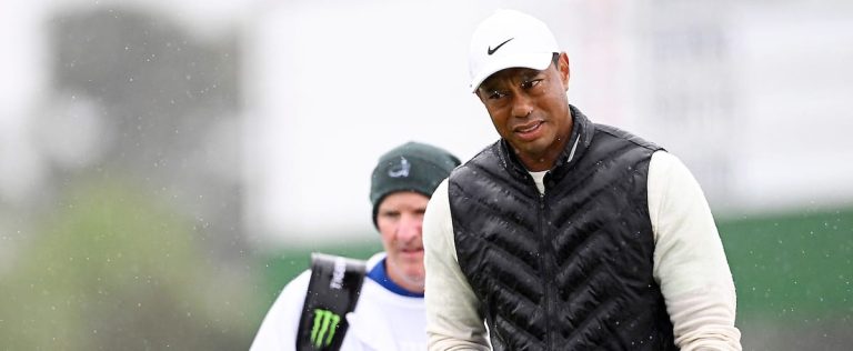 [VIDÉO] Tiger Woods struggles to walk at Masters Tournament in Augusta