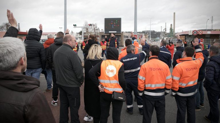 end of the strike at the TotalEnergies refinery in Gonfreville-l’Orcher