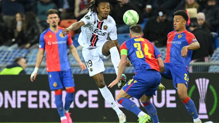 everything remains to be done for Nice, held in check by Basel in the quarter-final first leg