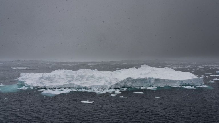 in March, Antarctic sea ice fell to its second lowest level in 45 years