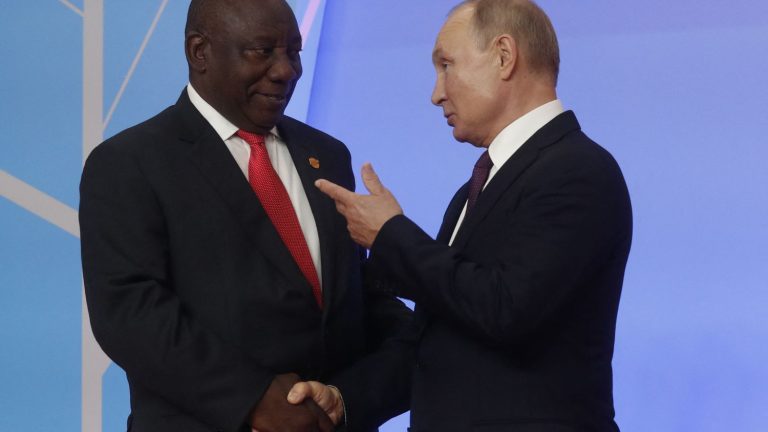 more than a year after the start of the war in Ukraine, what ties do South Africa and Brazil have with Russia