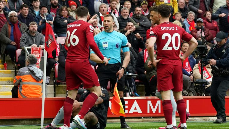 no punishment for referee suspected of punching Andrew Robertson