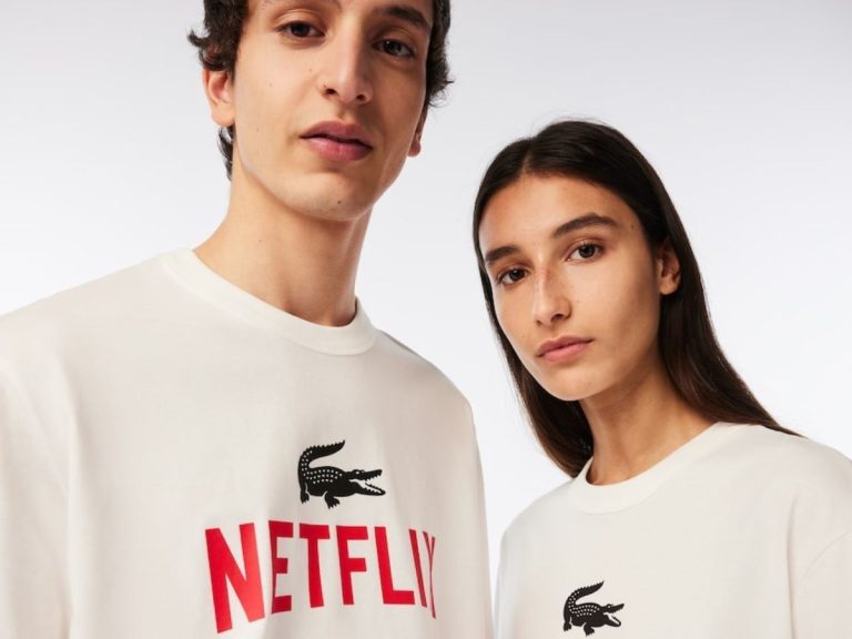 the Crocodile Lacoste arrives in the world of Netflix series