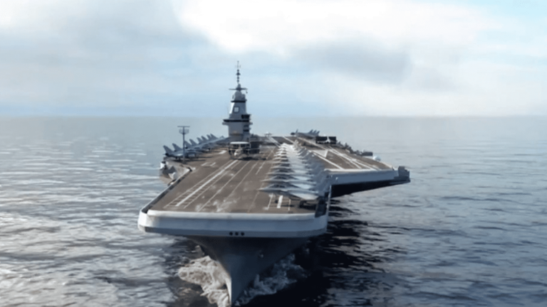 the future French aircraft carrier has been unveiled