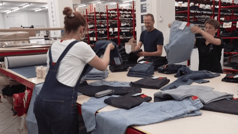 the success of a Drôme company and its French jeans