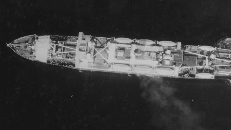 the wreckage of a Japanese ship from World War II has been found