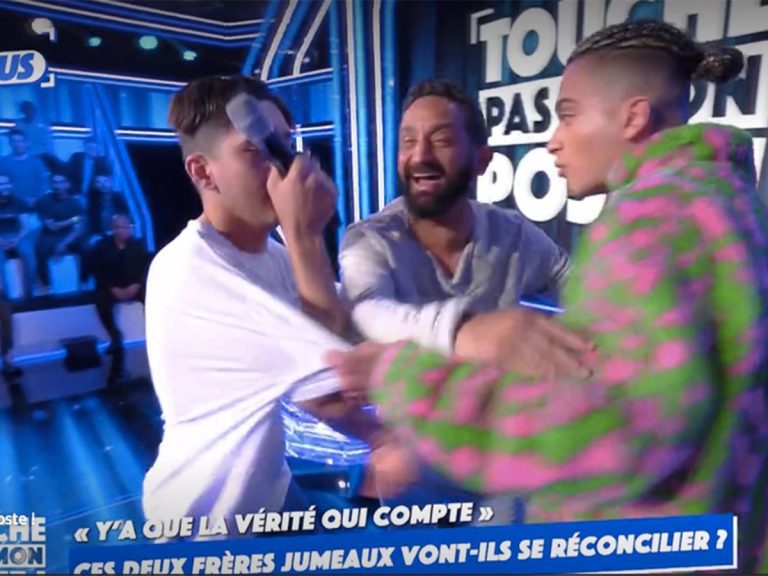 two twin brothers come to blows live in TPMP, Cyril Hanouna forced to intervene!