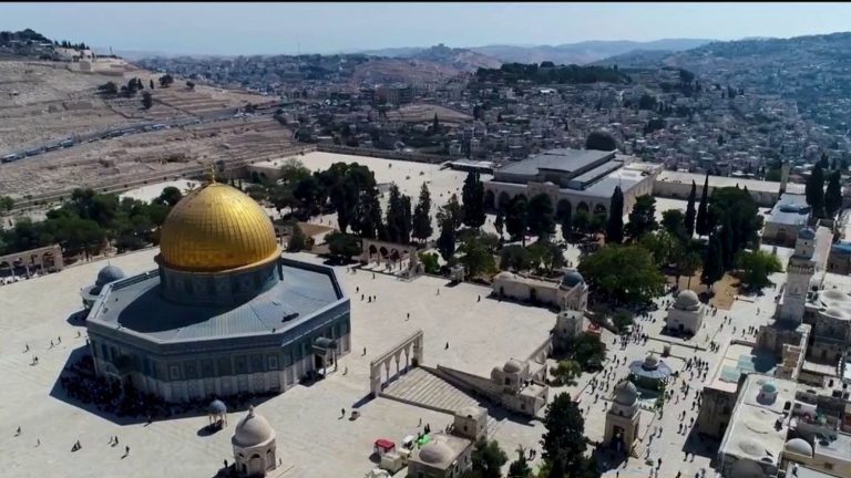 violent clashes in the mosque of al-Aqsa