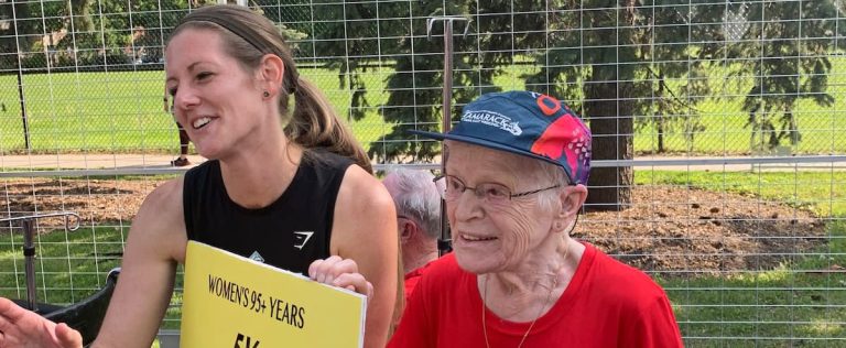 96-year-old woman smashes world mark at Ottawa 5K run