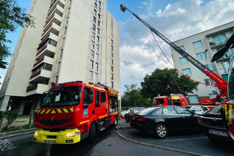 A 12-storey building in flames in Toulouse, the fire under control