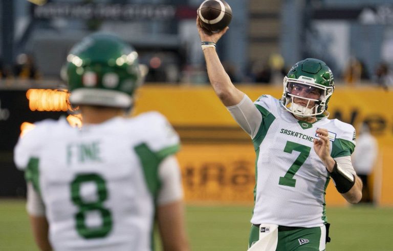 A three-way battle with the Montreal Alouettes to assist quarterback Cody Fajardo