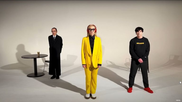 Actress Cate Blanchett in a clip from the new Sparks album