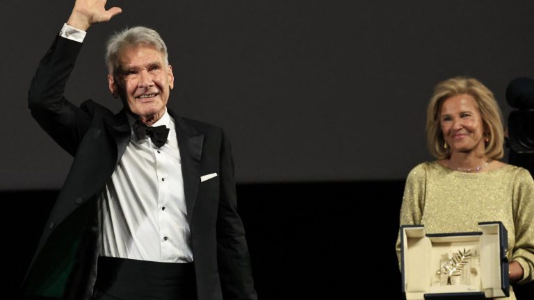 American actor Harrison Ford receives a surprise Palme d’Or