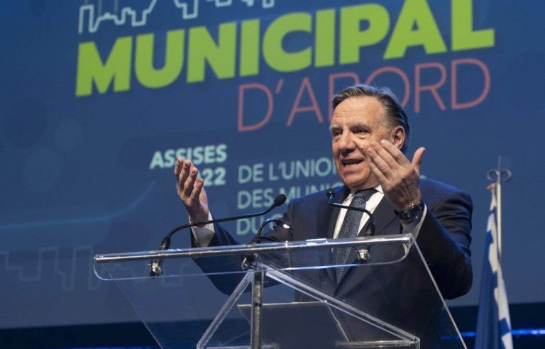 At the foundations of the UMQ, Legault did not meet the expectations of the municipalities