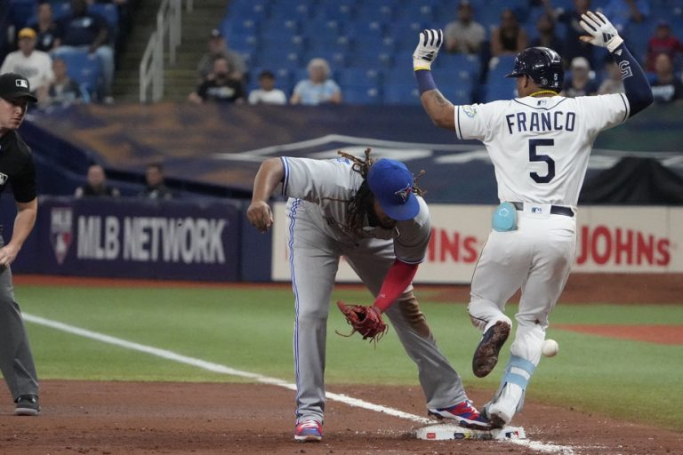 Blue Jays beaten 6-4 by Rays