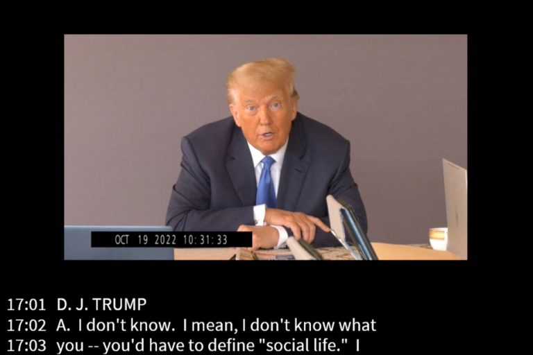 Civil lawsuit for rape |  Video of Donald Trump’s deposition made public