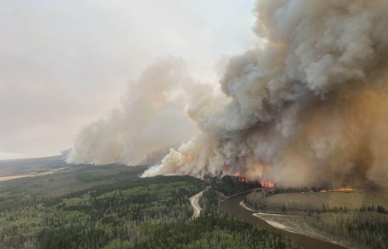 Concerns of Alberta farmers caught in the fires