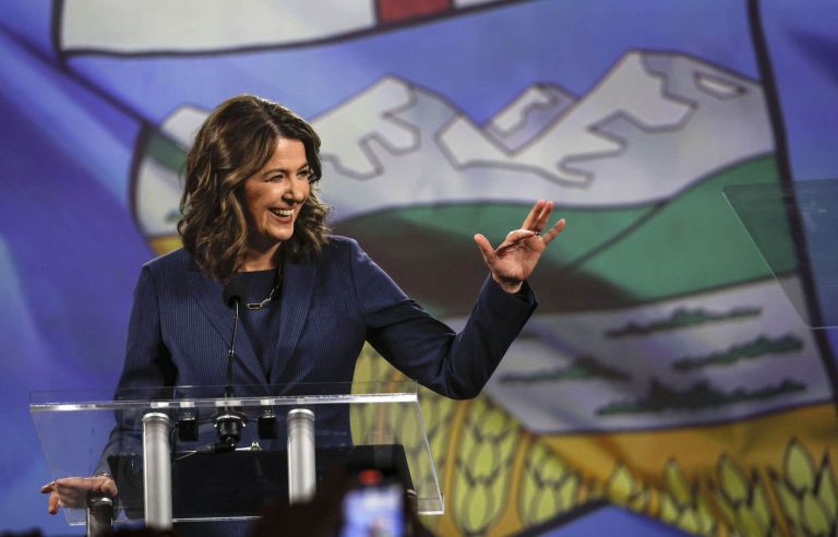 Danielle Smith’s Conservatives win Alberta election