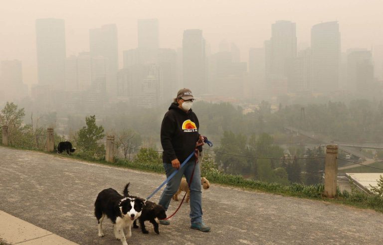 Elections held in a burning Alberta