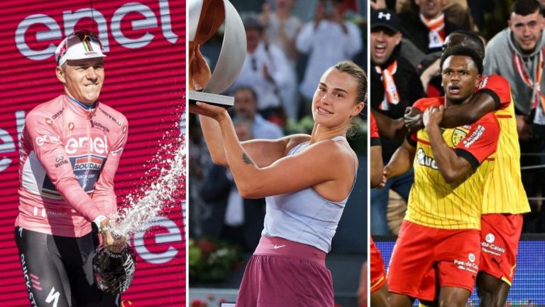 Evenepoel is already crushing the competition, Sabalenka queen of Madrid, Lens and Lyon are shaking up Ligue 1… What to remember from the sports weekend