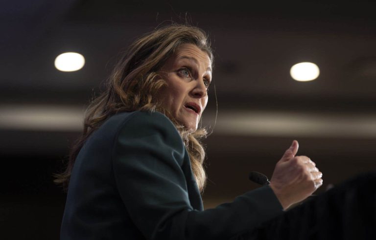 Federal Liberals respect Albertans’ choice, says Freeland