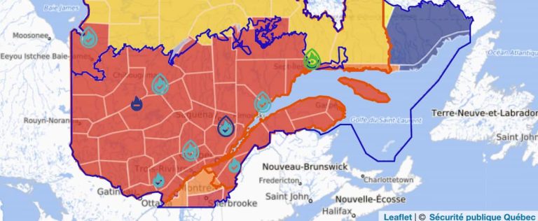 Forest fires: the province of Quebec is largely in a very high to extreme risk situation this week