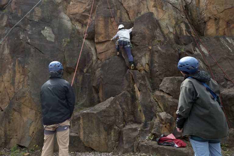 French on the climbing walls