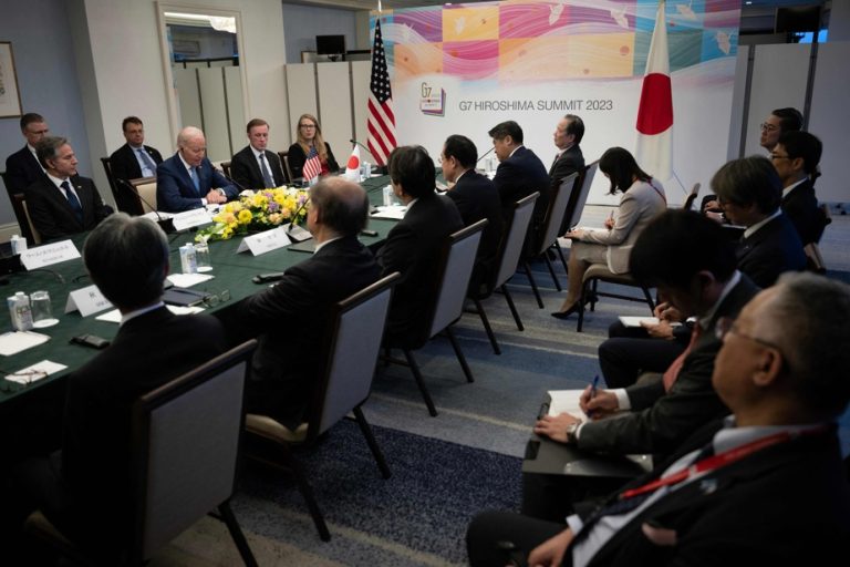 G7 in Hiroshima |  Washington and G7 allies announce new sanctions against Moscow