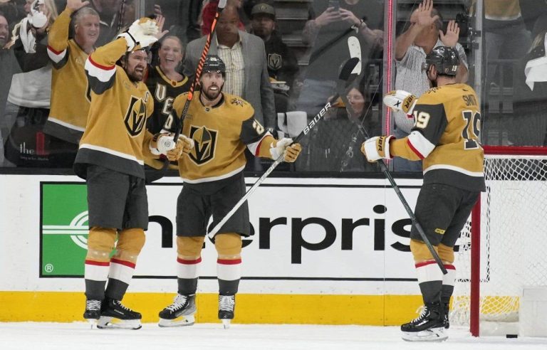 Golden Knights win 6-4 against Oilers in curtain raiser