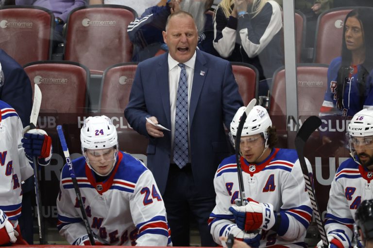 Head coach Gerard Gallant leaves New York Rangers