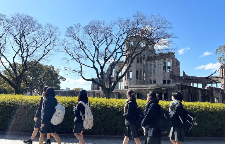 Hiroshima, a peaceful city in a country undergoing rearmament