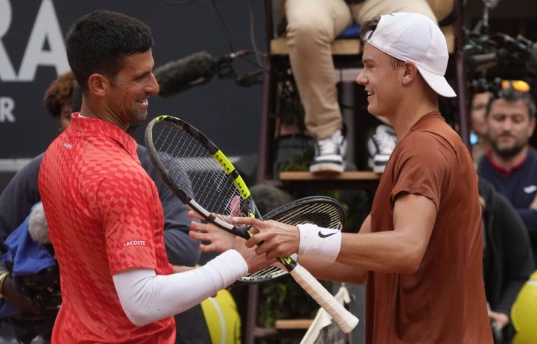 Holger Rune defeats Novak Djokovic again, this time in Rome