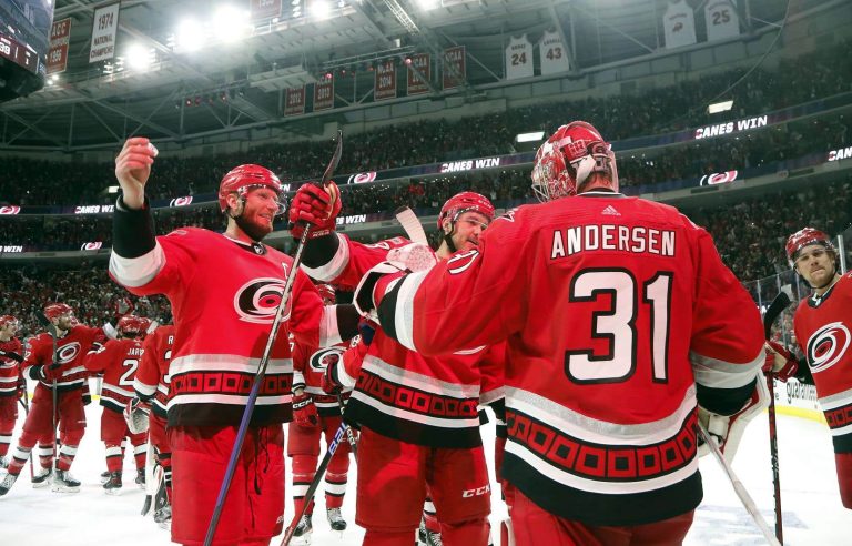 Hurricanes eliminate Devils in five games