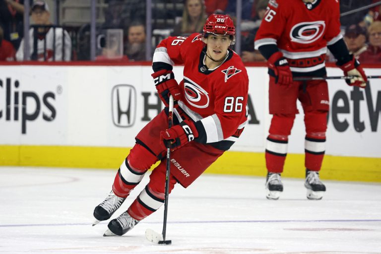 Hurricanes forward Teuvo Teravainen nears return